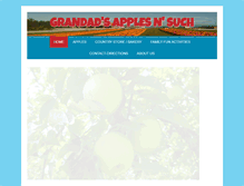 Tablet Screenshot of grandadsapples.com